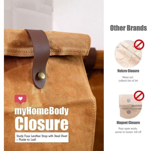 Premium Reusable Canvas Lunch Bags for Women, Lunc - Picture 2 of 6